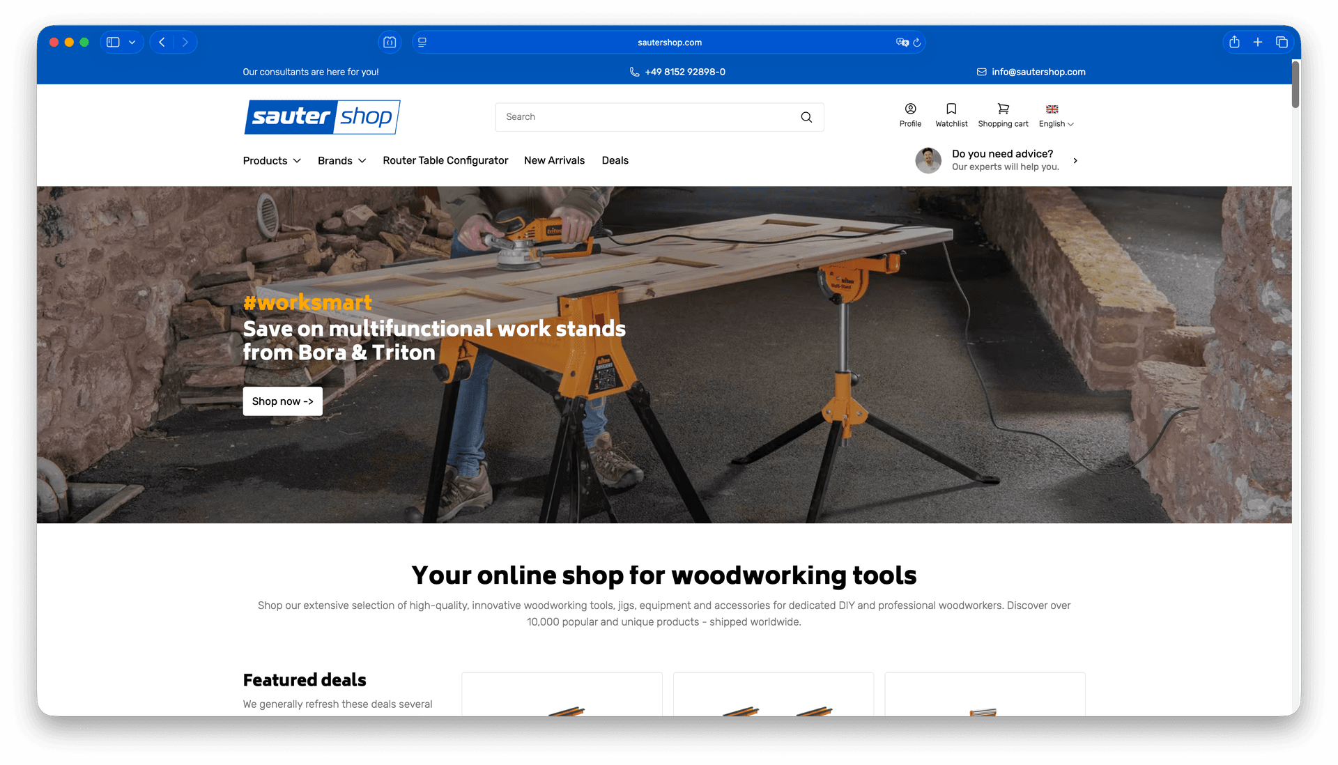 Preview image of project sautershop